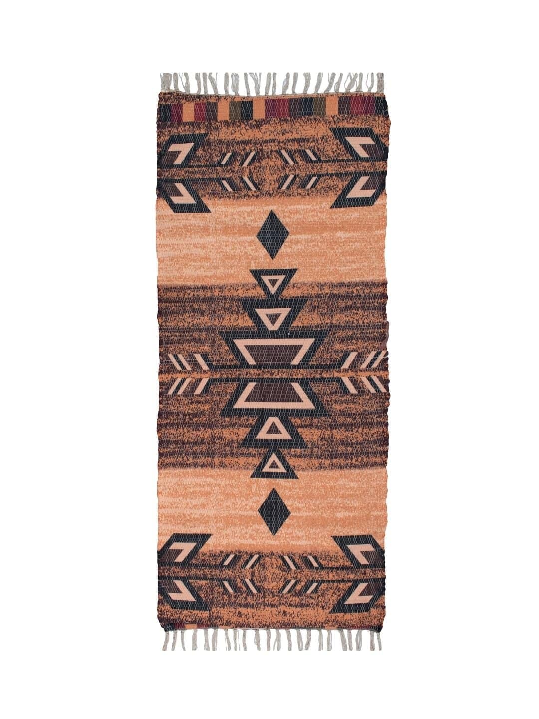 Handmade Modern Brownish Desgined Rug - Image 2