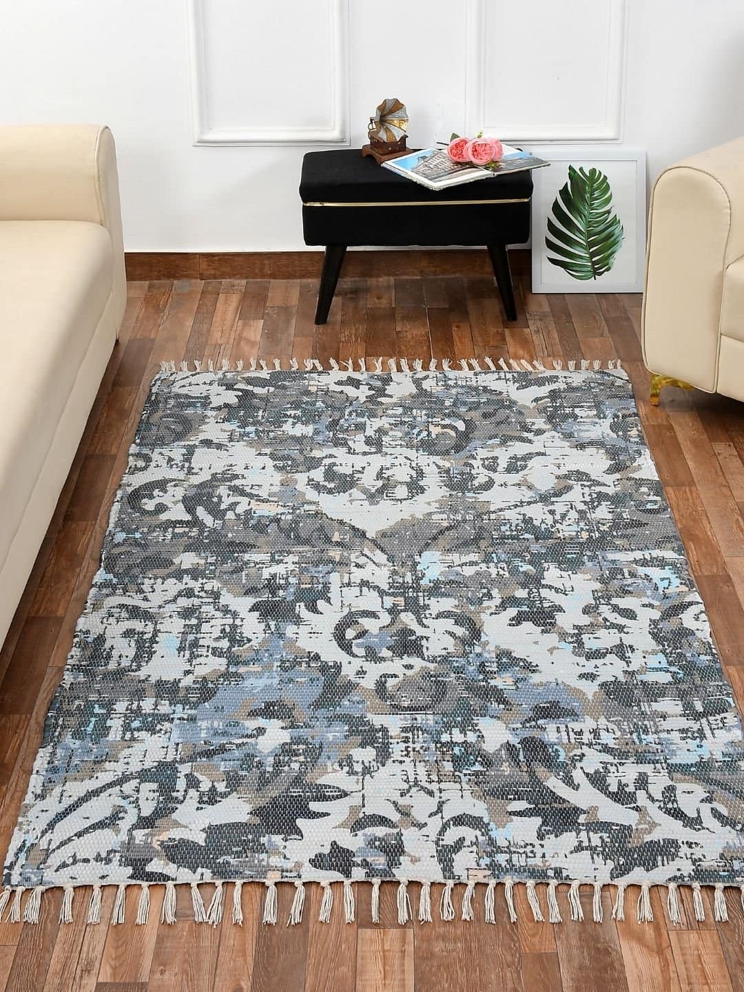 Handmade Greyish Shade Mordern Rug - Image 2