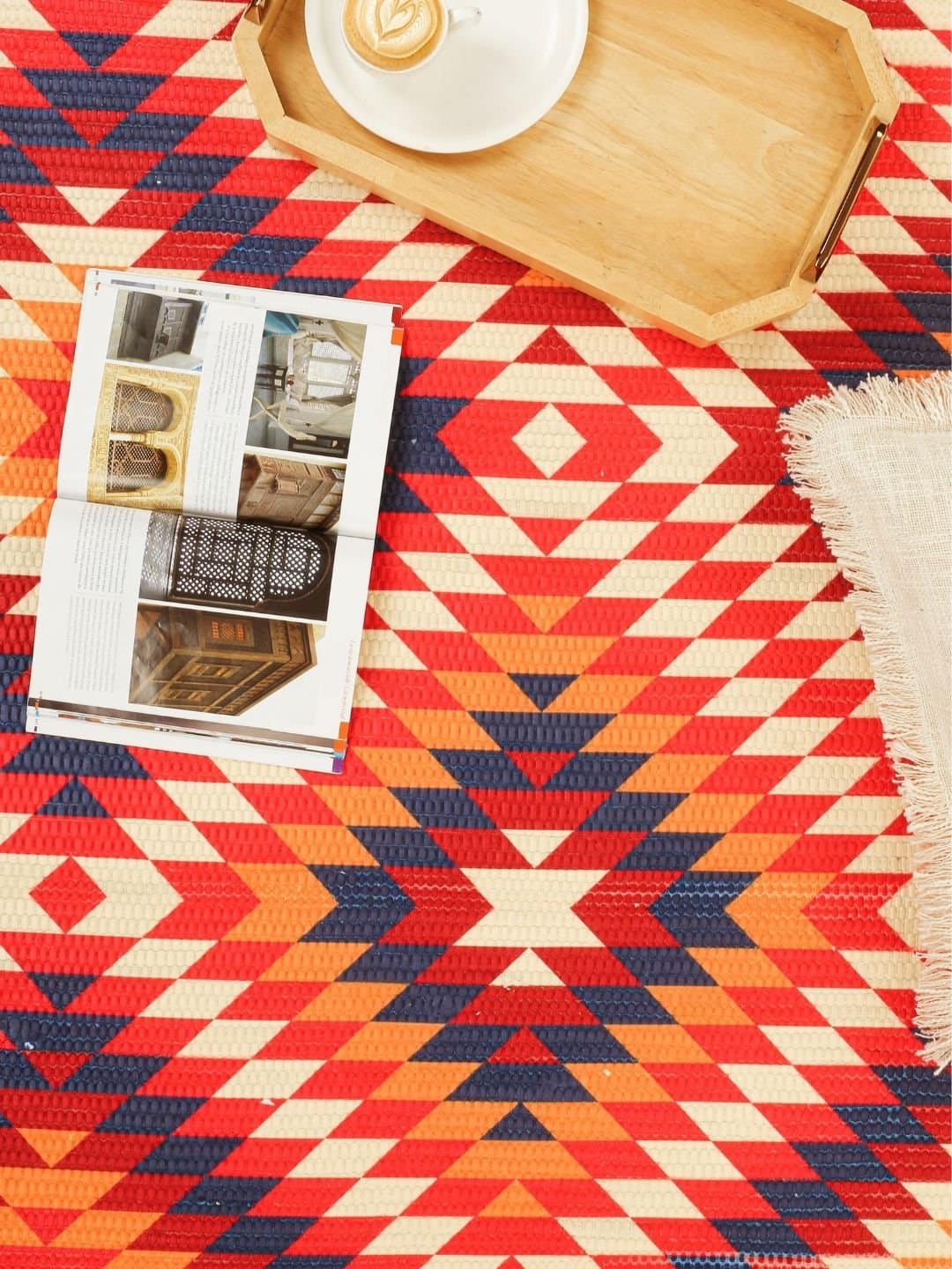 Handmade Cotton Printed Rug