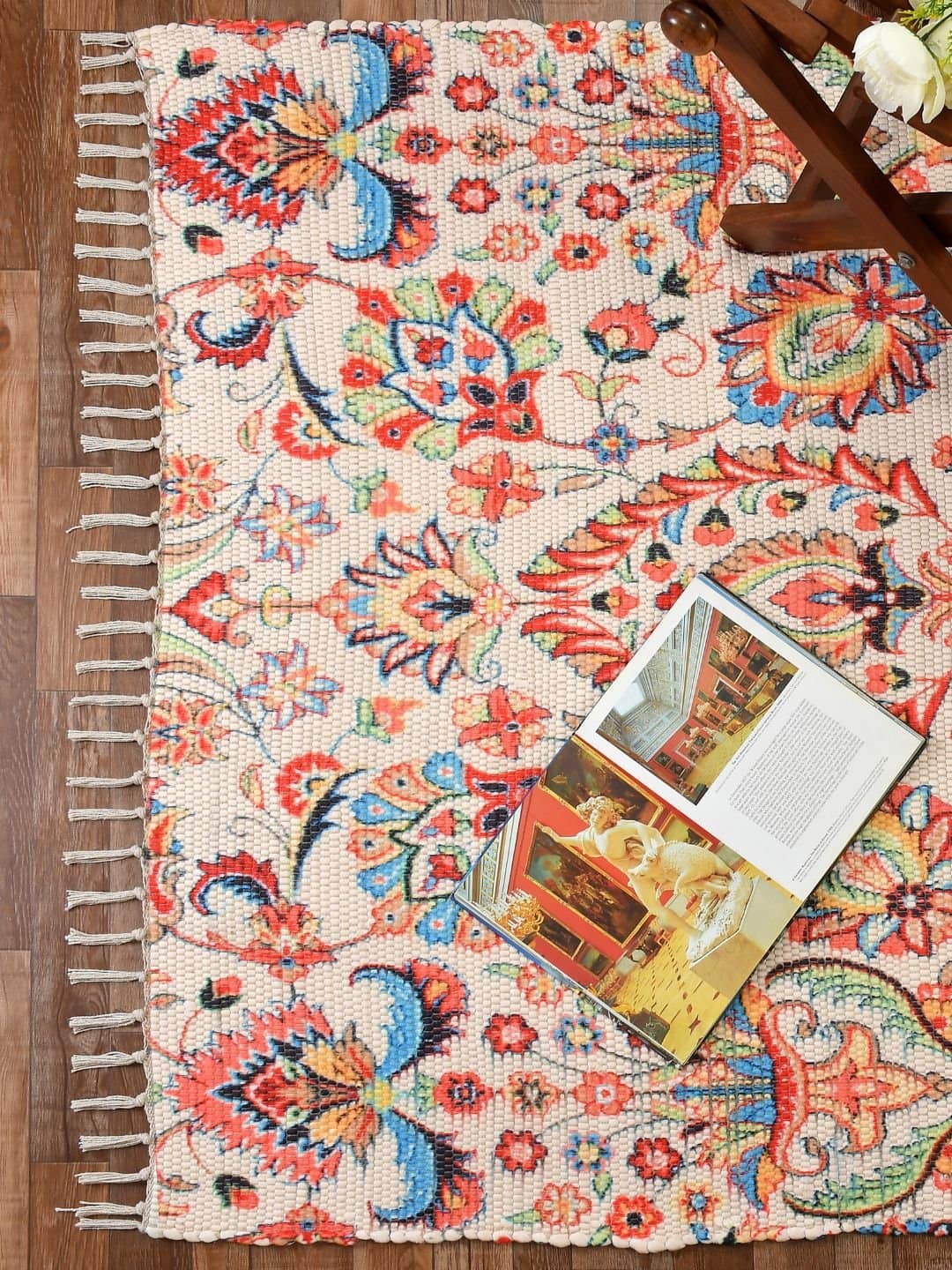 Handmade Multicolor Pattern Modern Rug