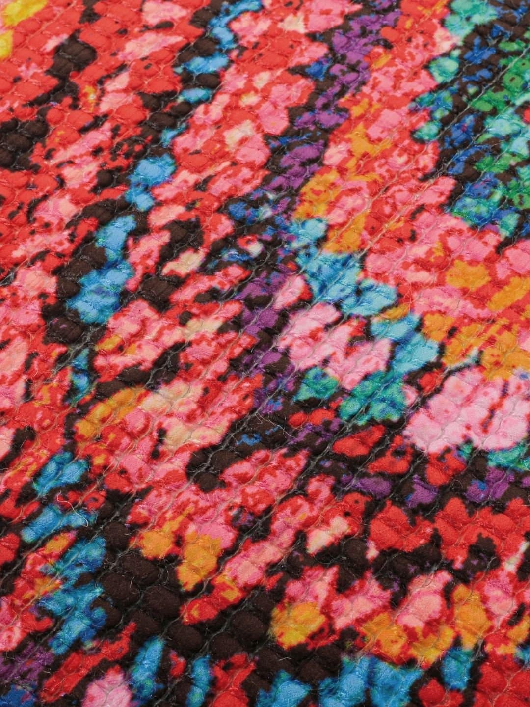 Handmade Cotton Multicolor Rug - Image 4