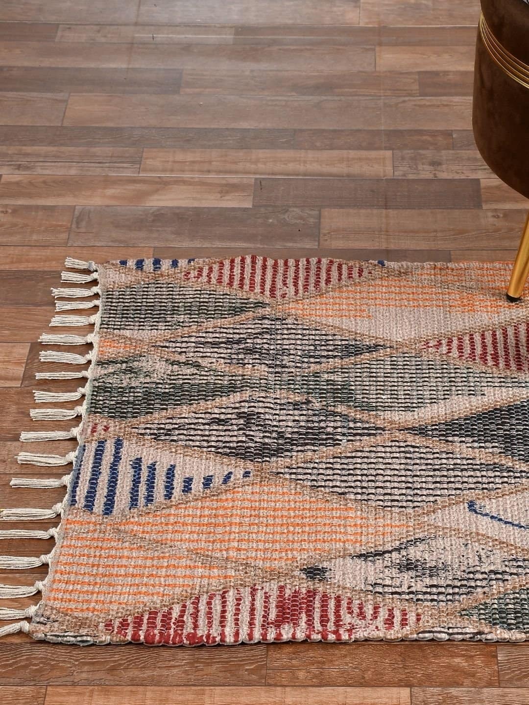 Cotton Handmade Multicolor Rug