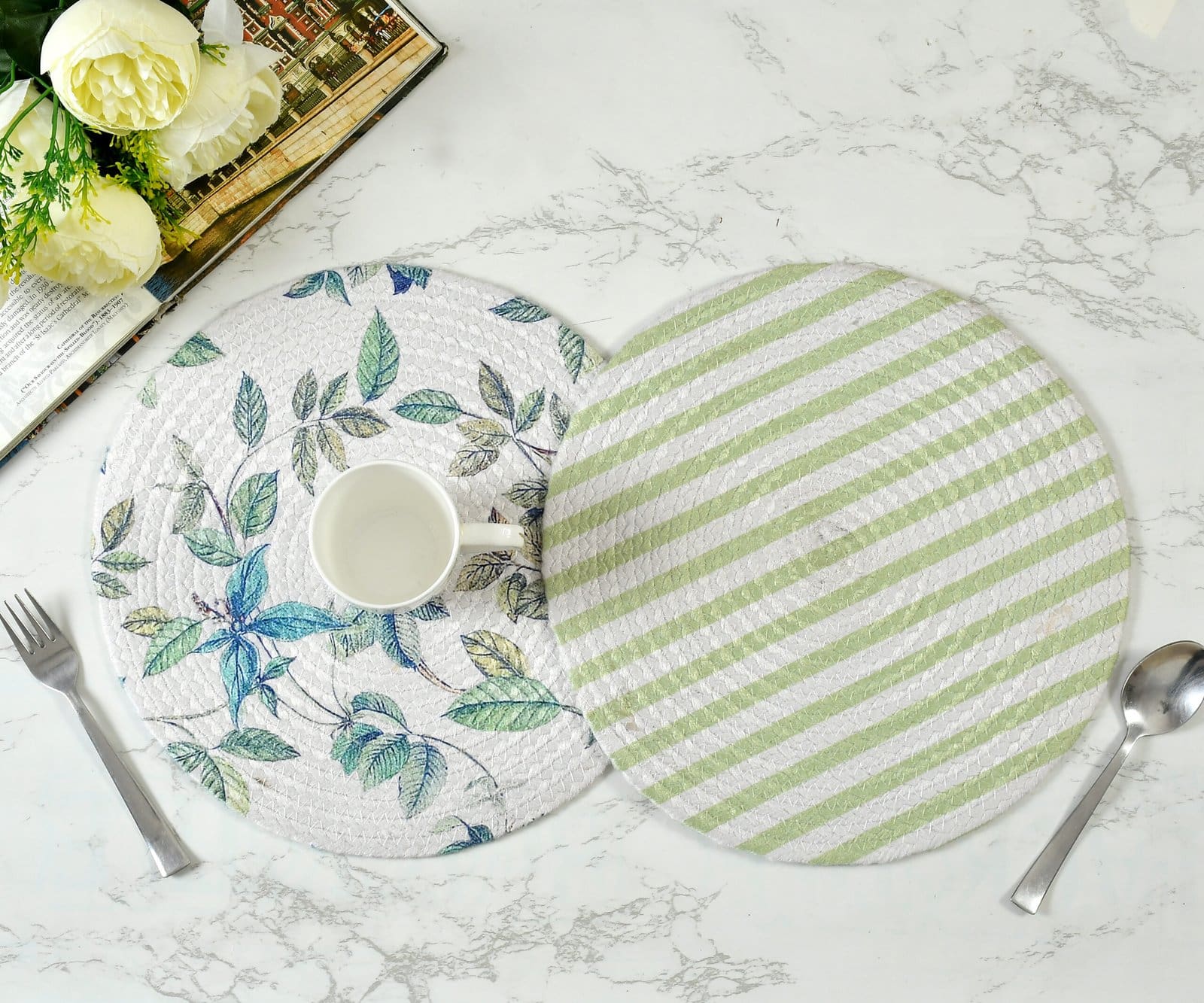 Modern Printed Round Placemats