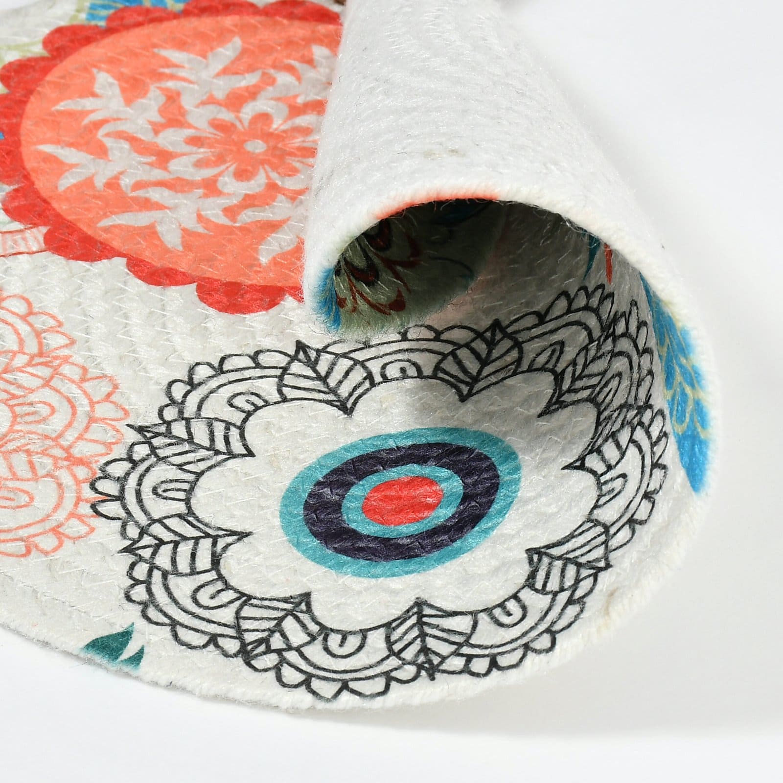 Vibrant Printed Round Dining Mats - Image 2