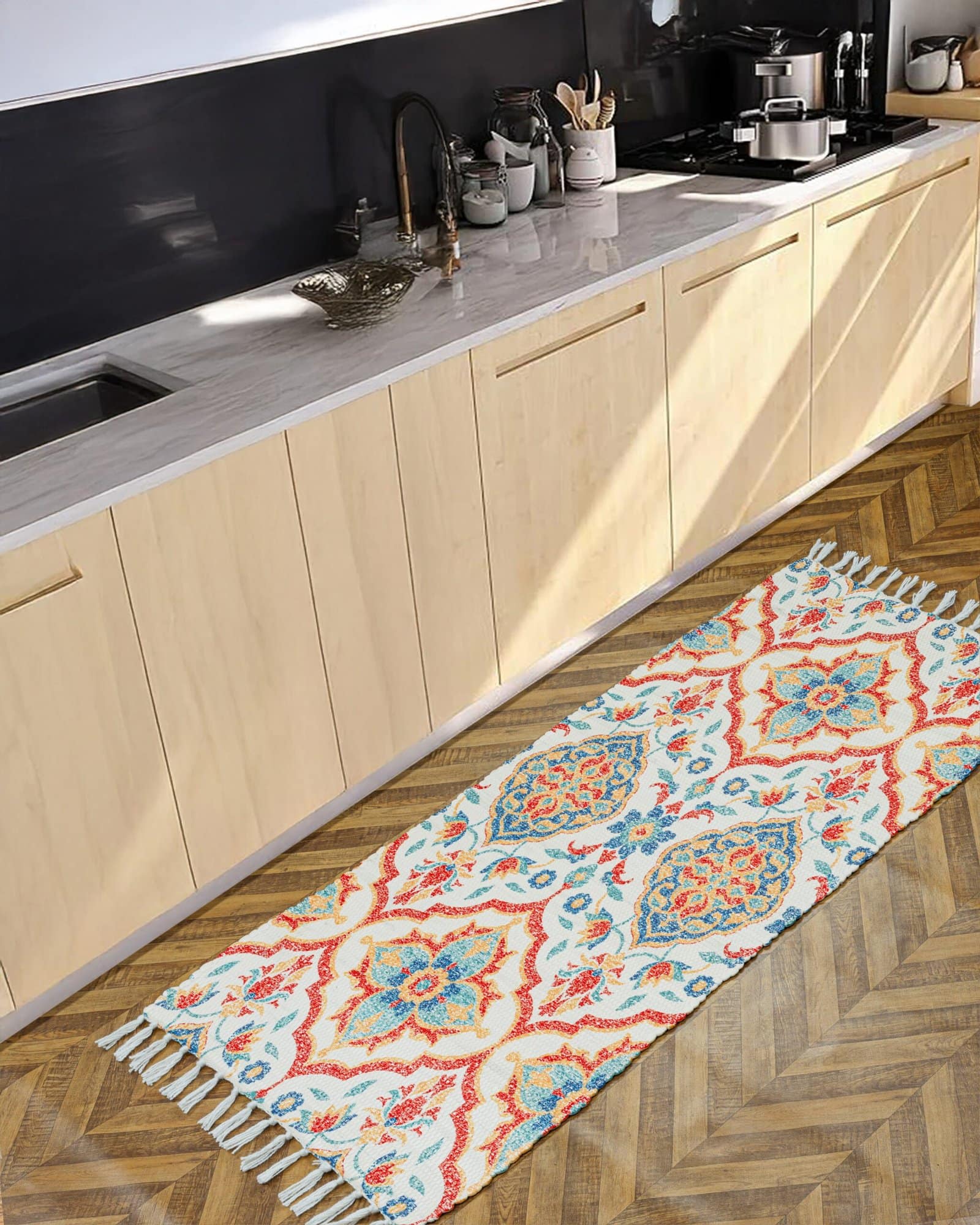 Handmade Mordern Designed Printed Rugs - Image 2