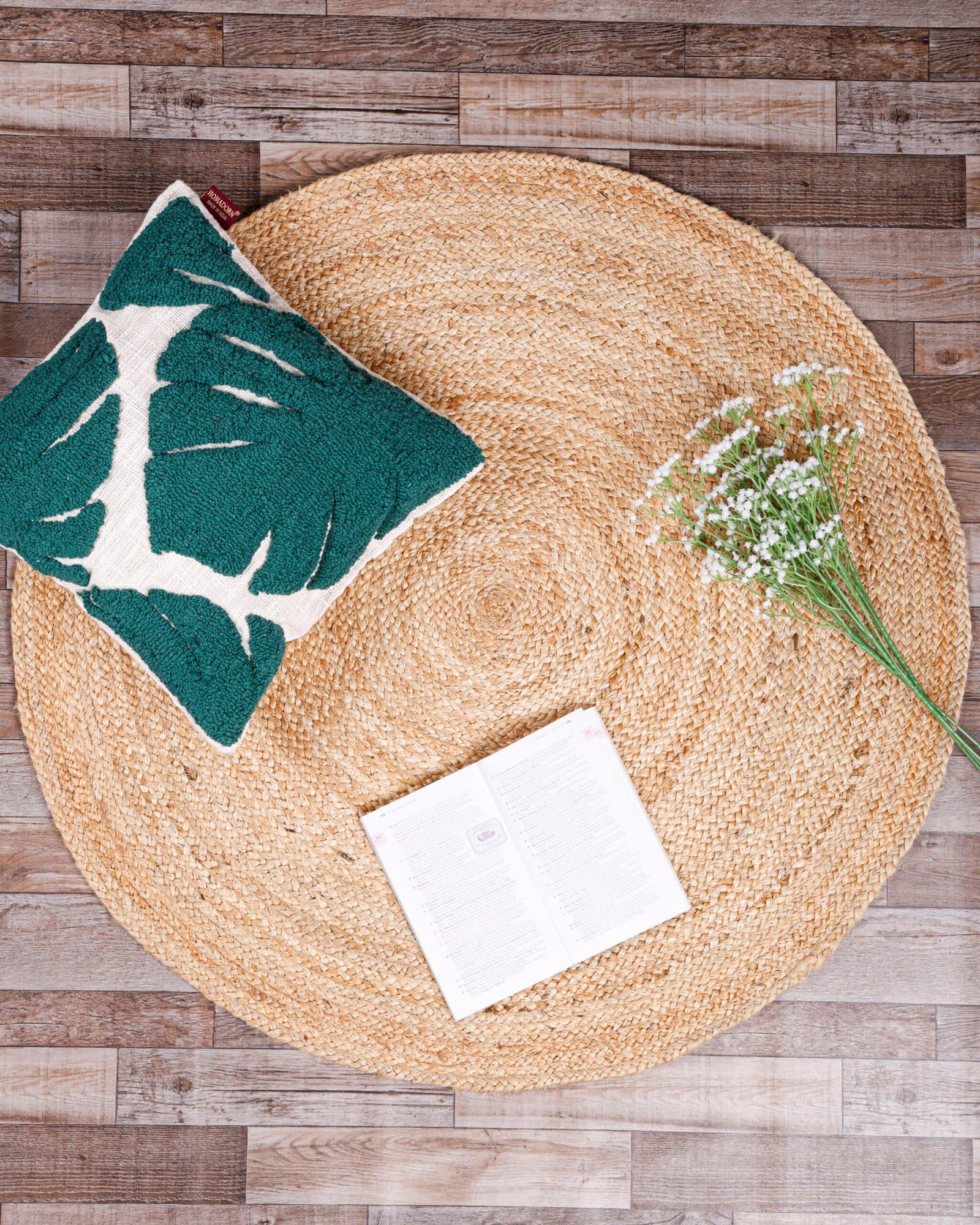 Natural Jute Solid Rug