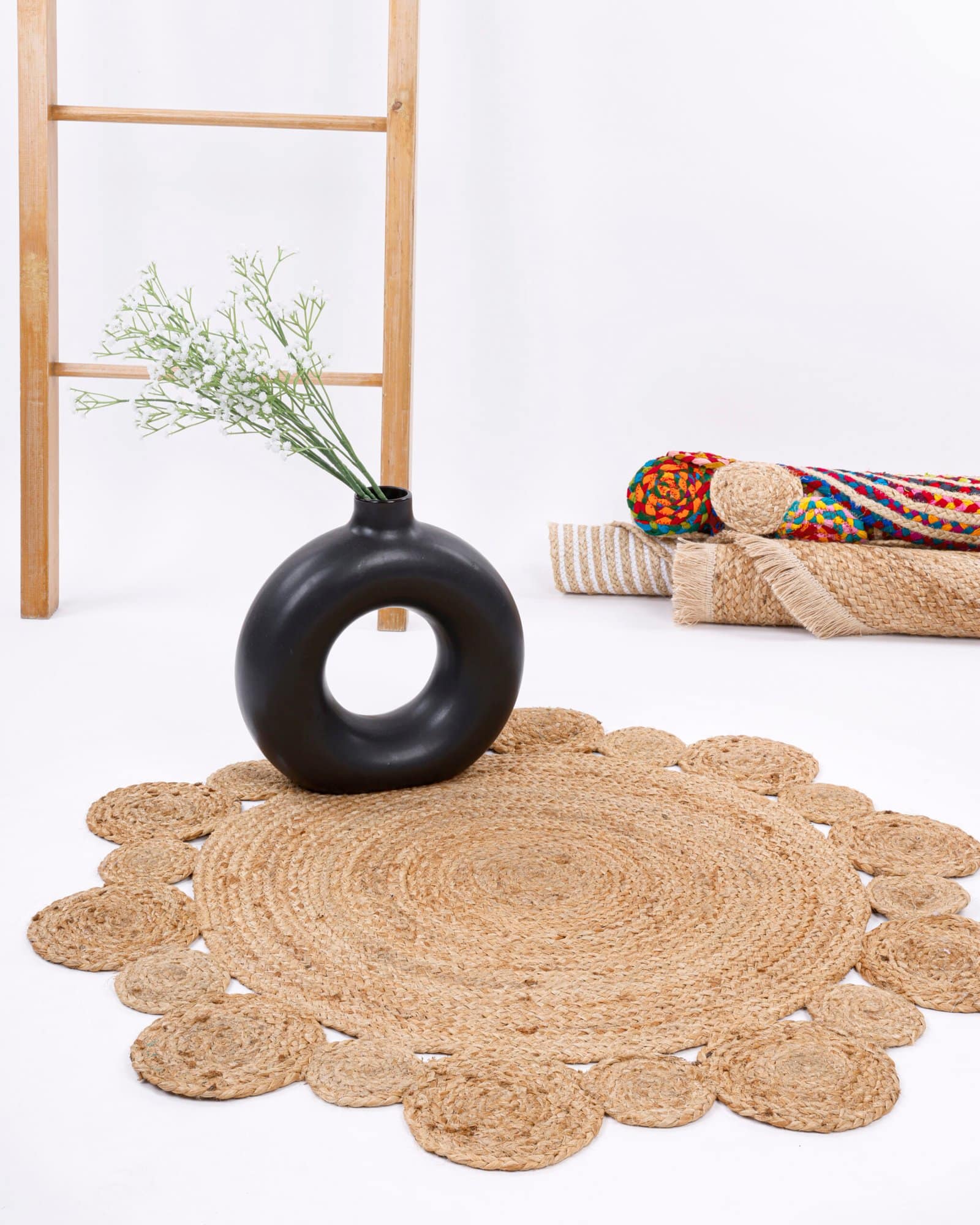 Natural Handwoven Jute Rug