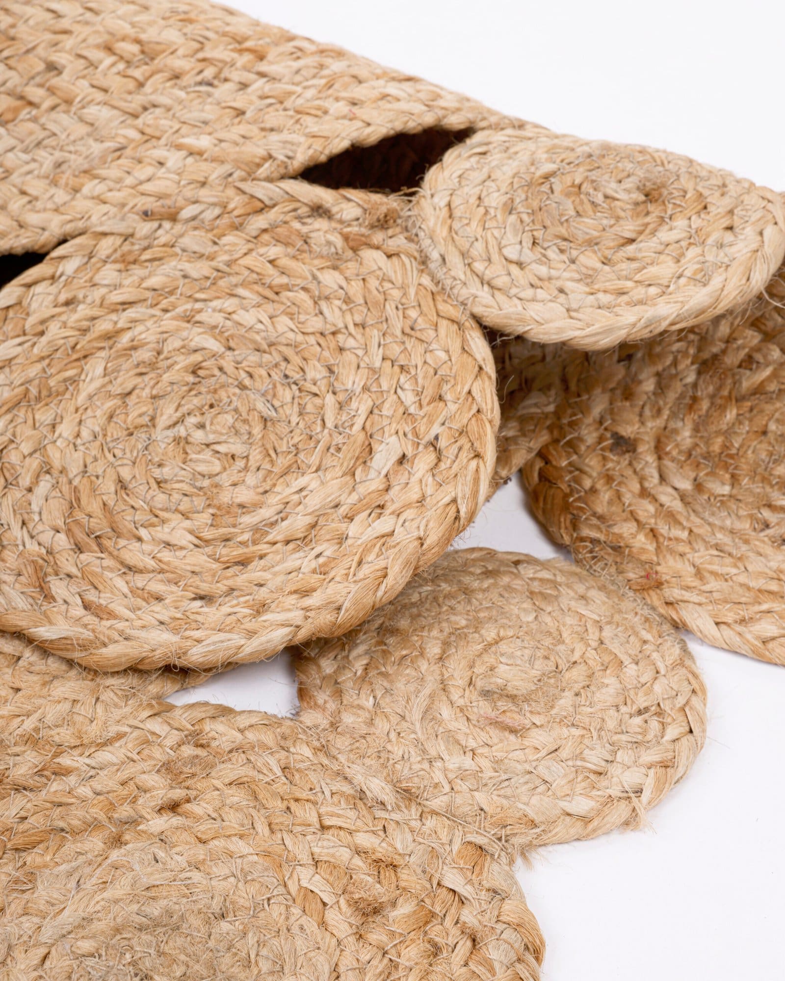 Natural Handwoven Jute Rug - Image 5