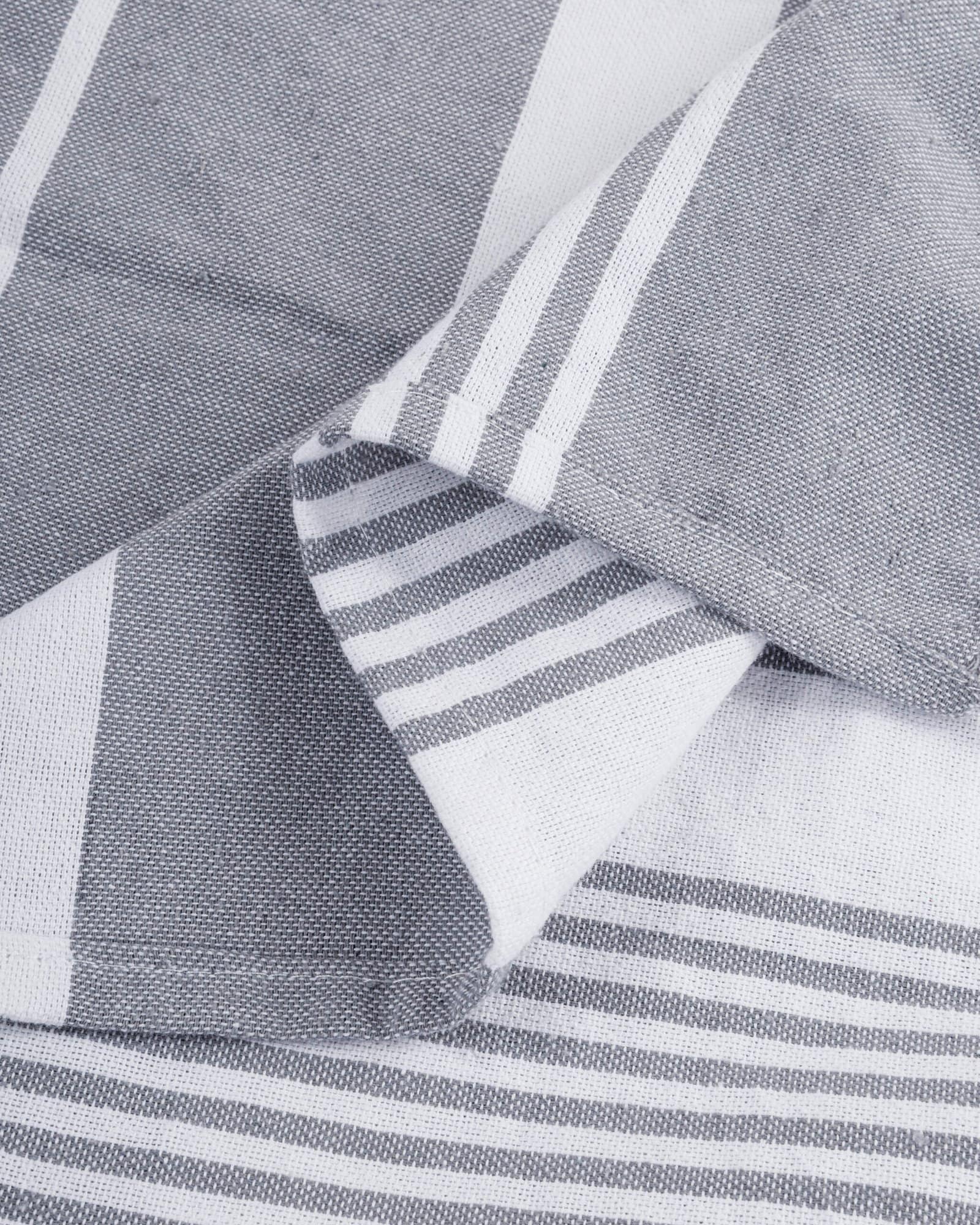 Grey Color Bath Towel - Image 2
