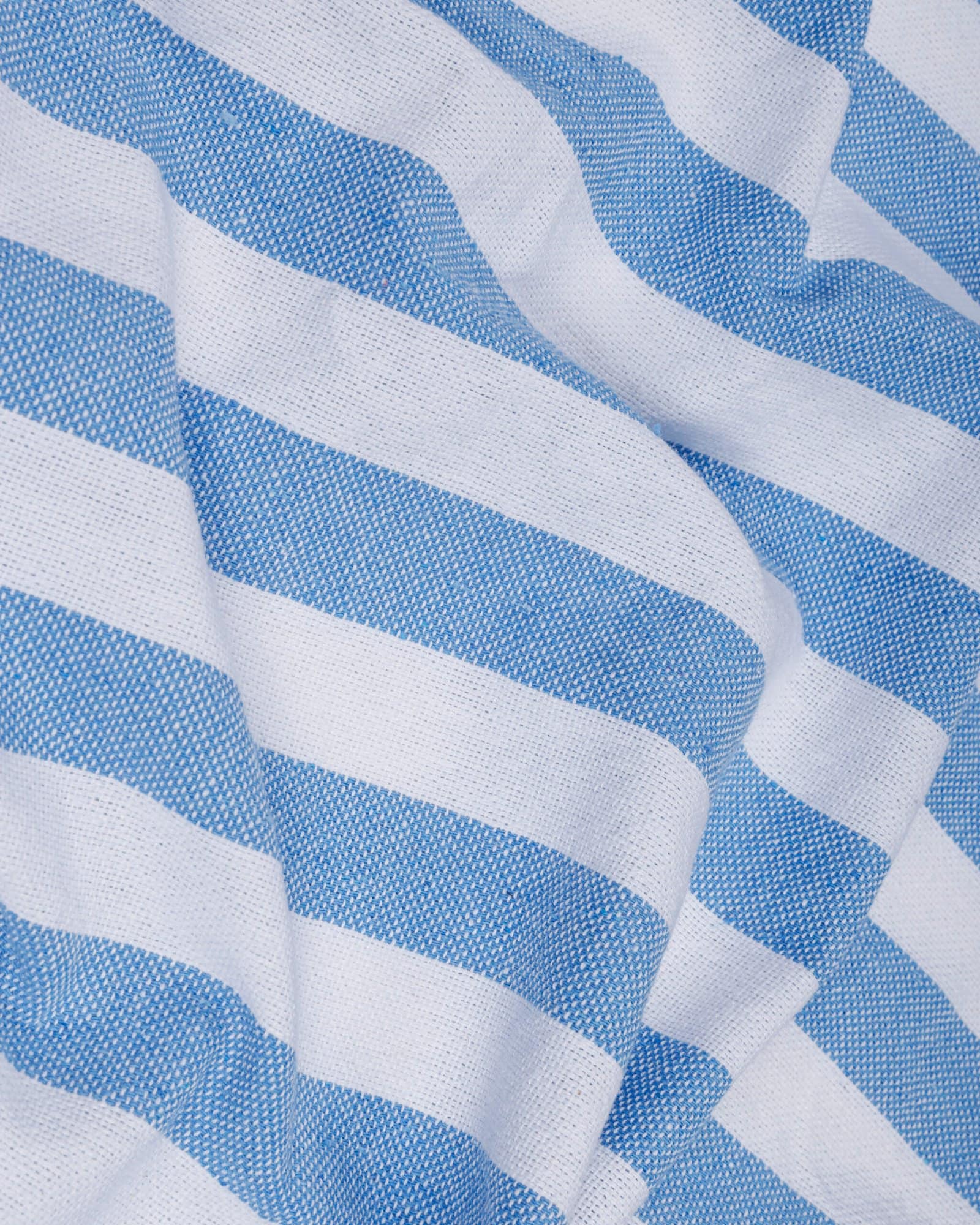 Blue Striped Bath Towel - Image 3