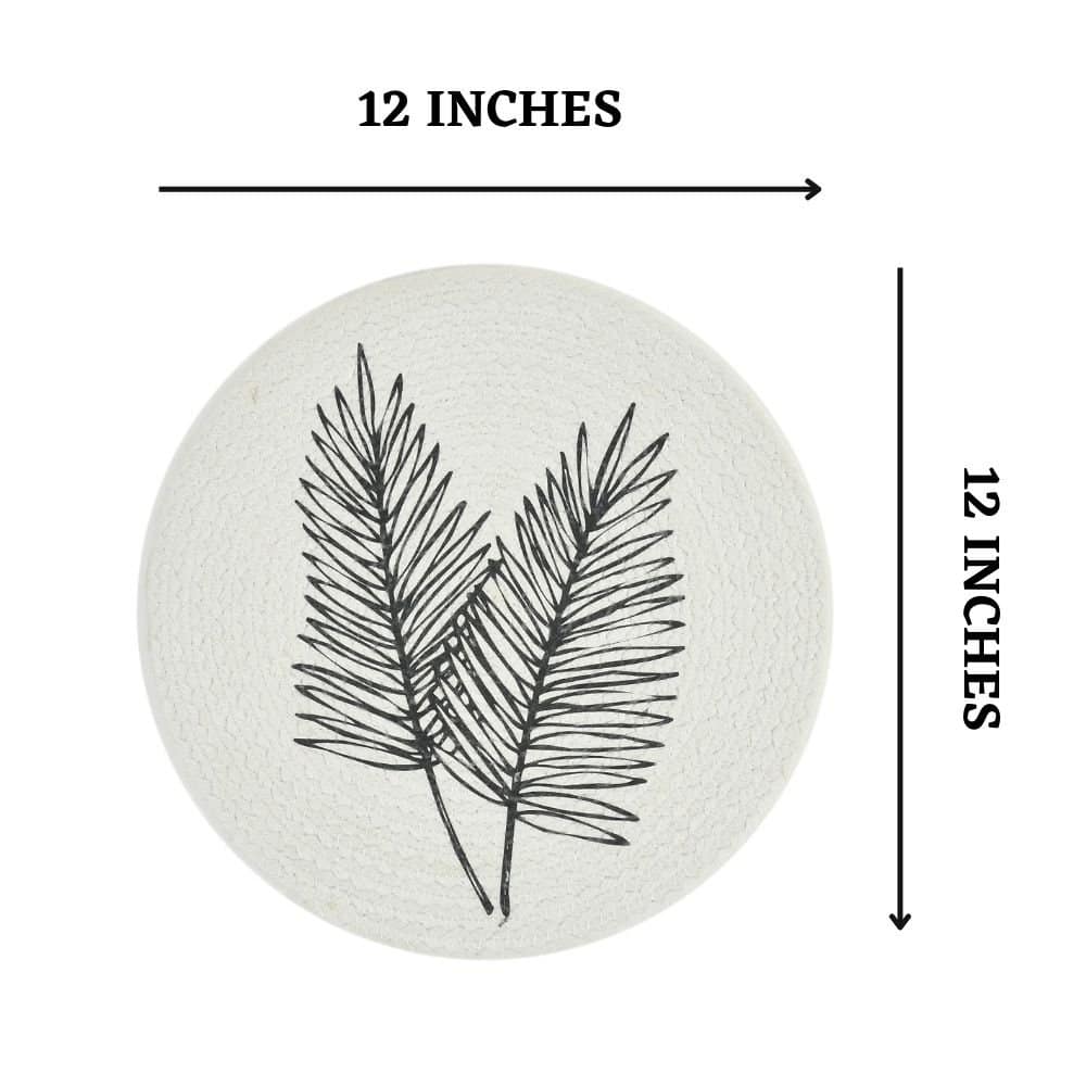 Heat Resistant Braided Round Placemats - Image 2