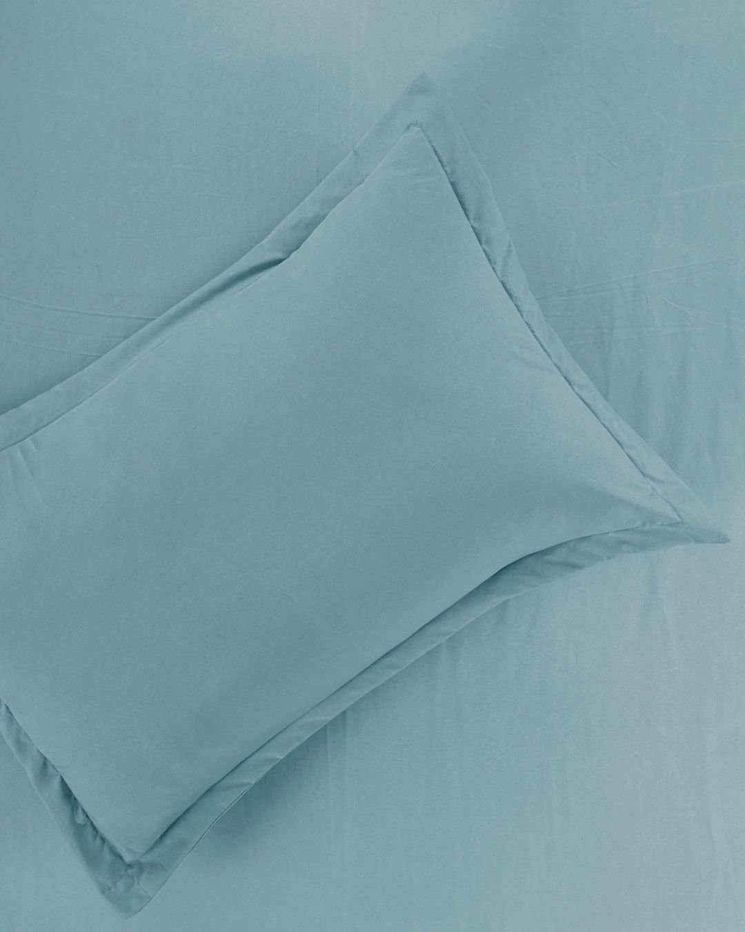 Premium Fitted Icy-Teal Bedsheet - Image 2
