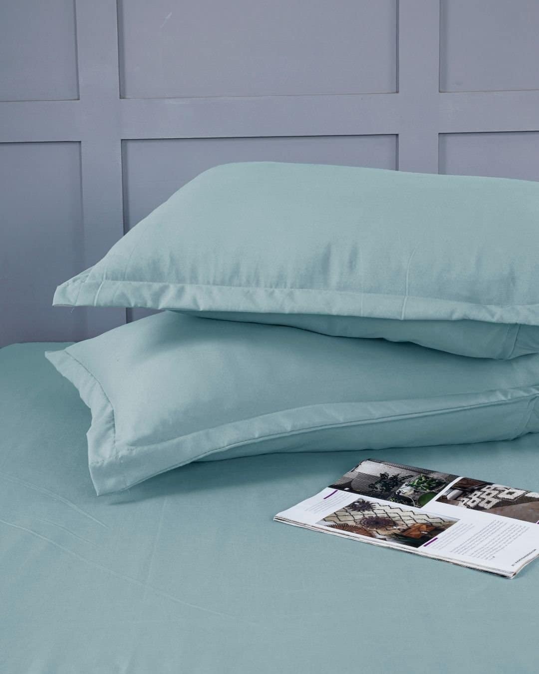 Premium Fitted Icy-Teal Bedsheet - Image 5
