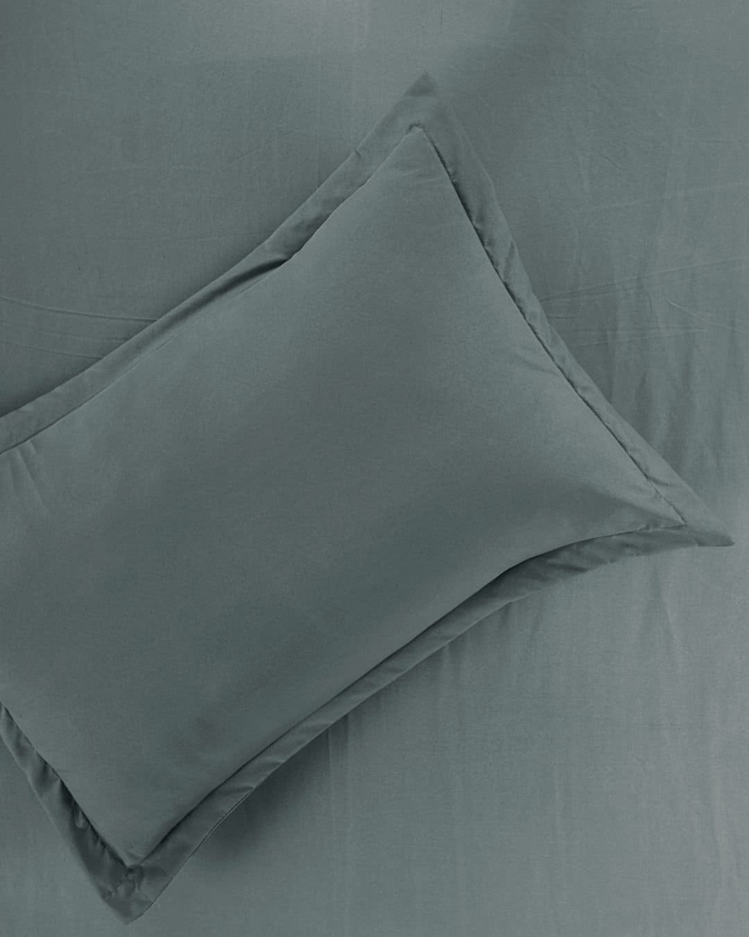 Premium Fitted Somky-Grey Bedsheet - Image 2