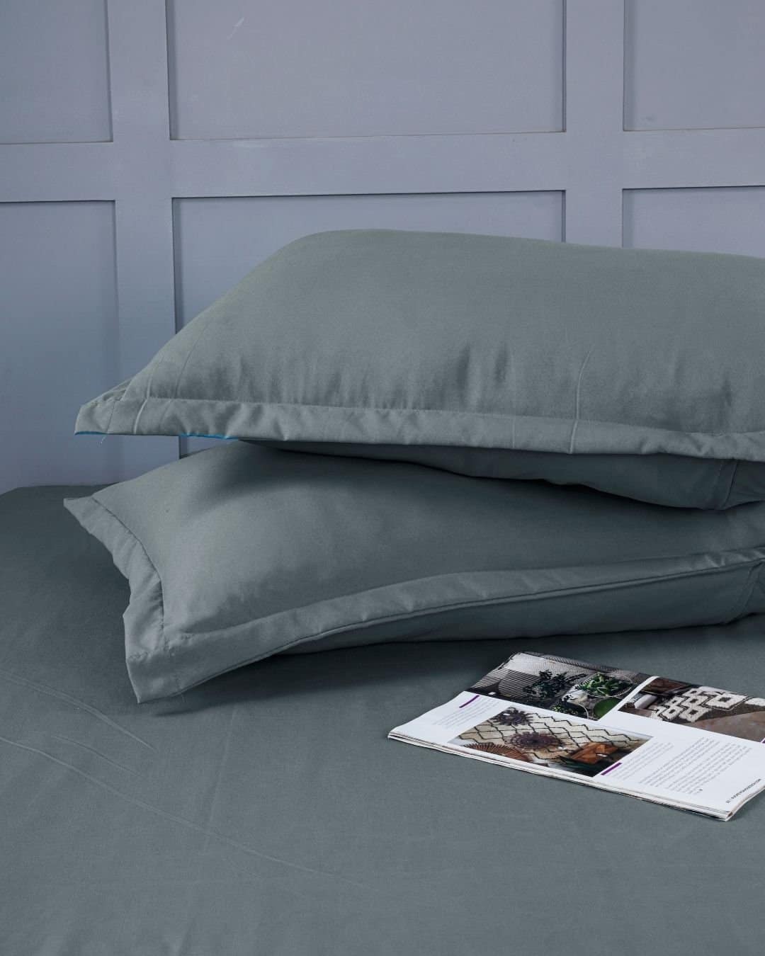 Premium Fitted Somky-Grey Bedsheet - Image 5