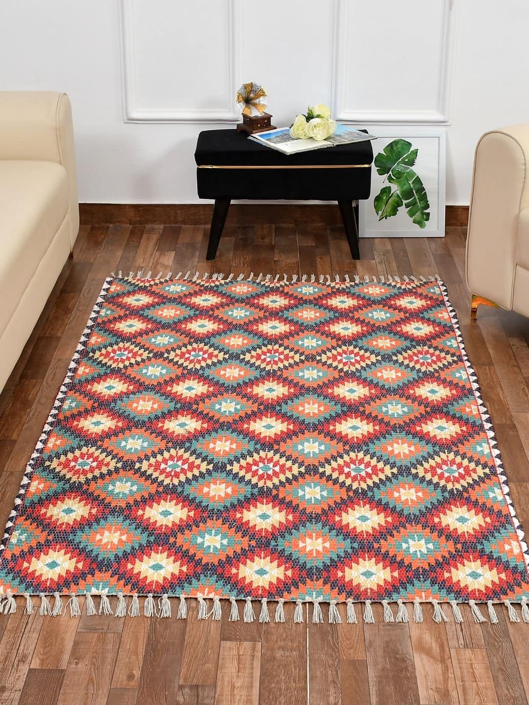 Handmade Modern Pattern Printed Rug - Image 2