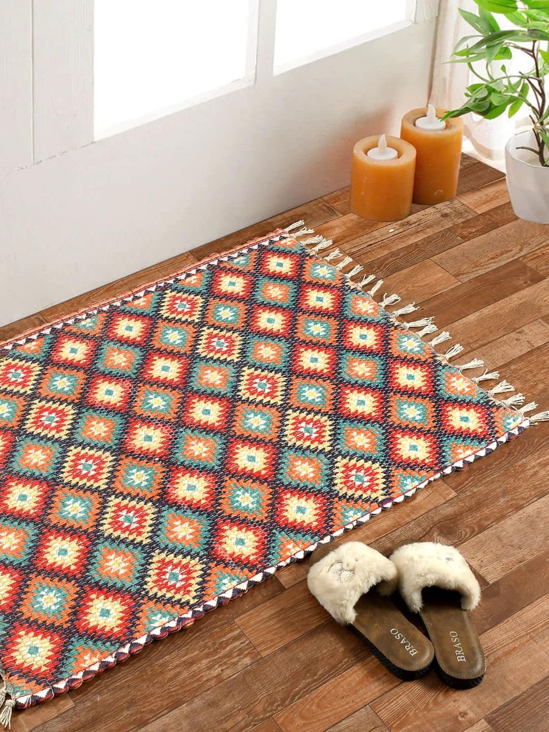 Handmade Modern Pattern Printed Rug - Image 5