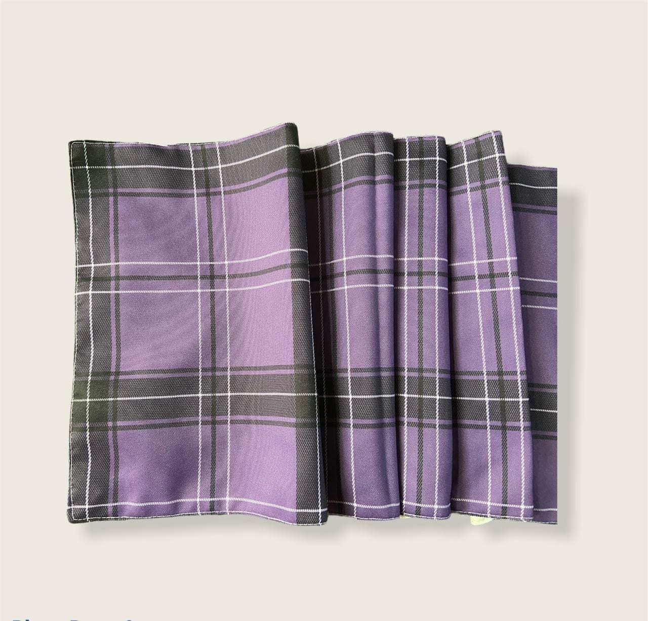 Digital Printed Purple Designed Table Runner - Image 2