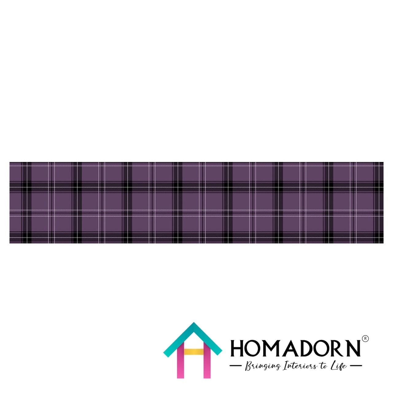 Digital Printed Purple Designed Table Runner - Image 5