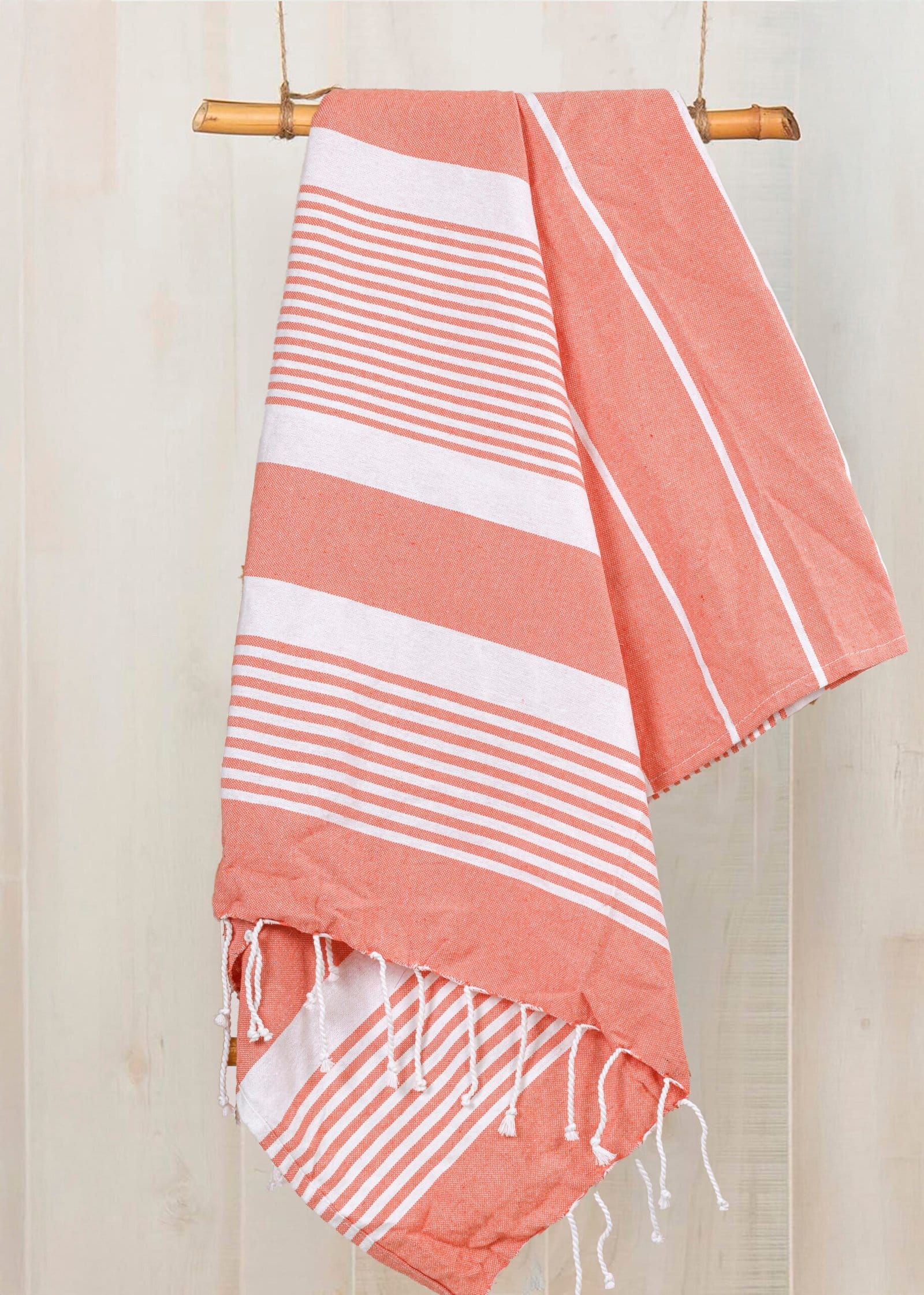 Orange Color Bath Towel - Image 5
