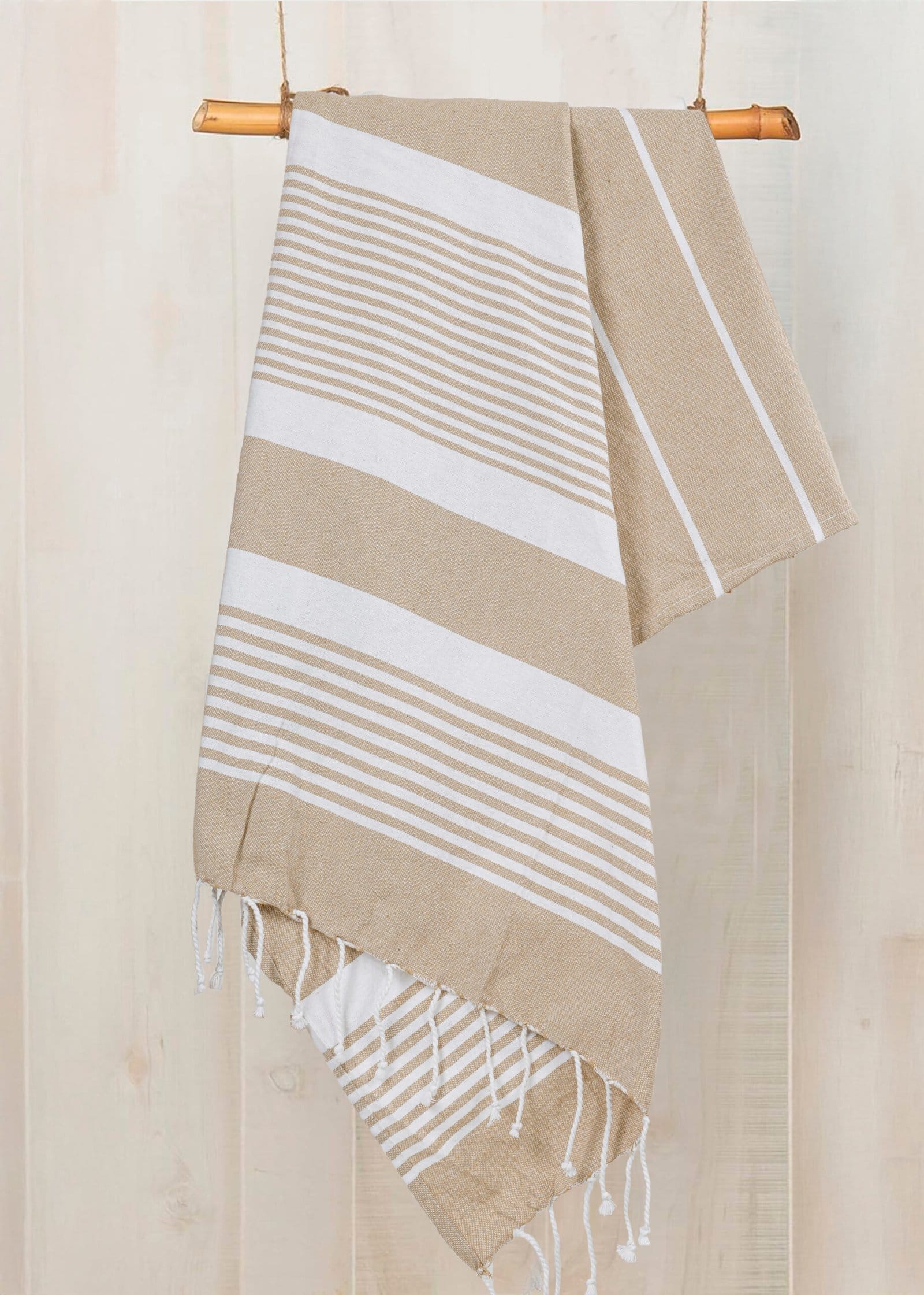 Beige Color Bath Towel - Image 4