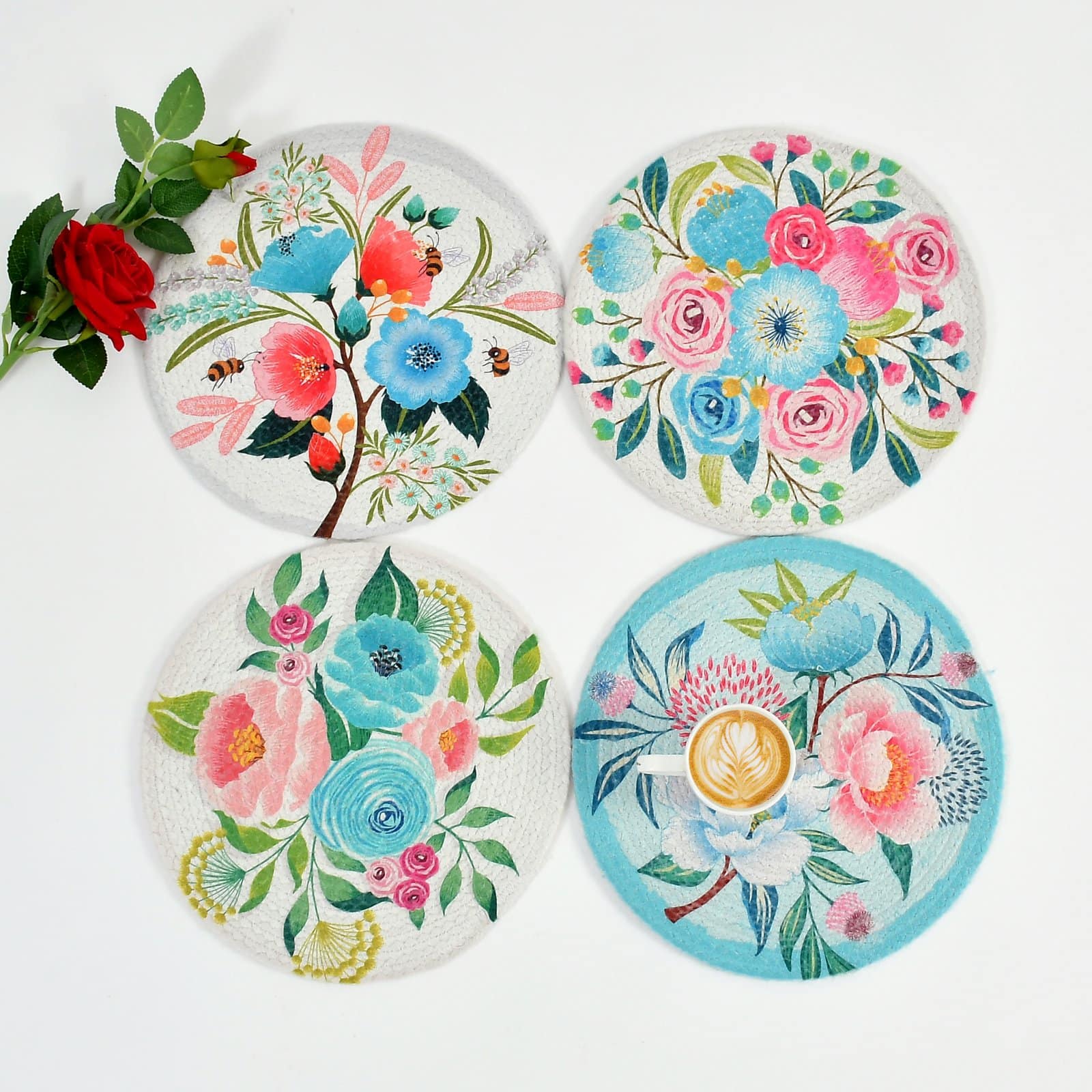 Contemporary Printed Dining Table Mats