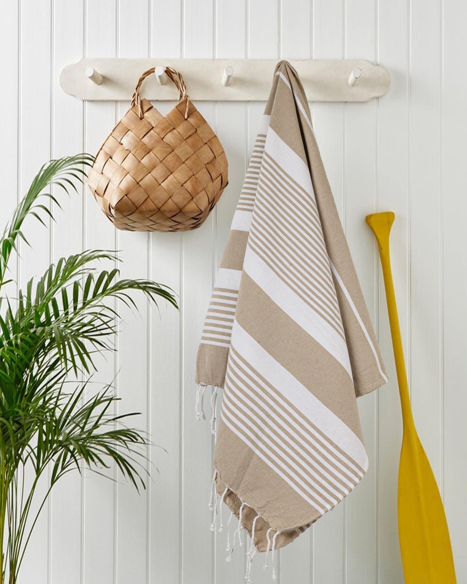Beige Color Bath Towel