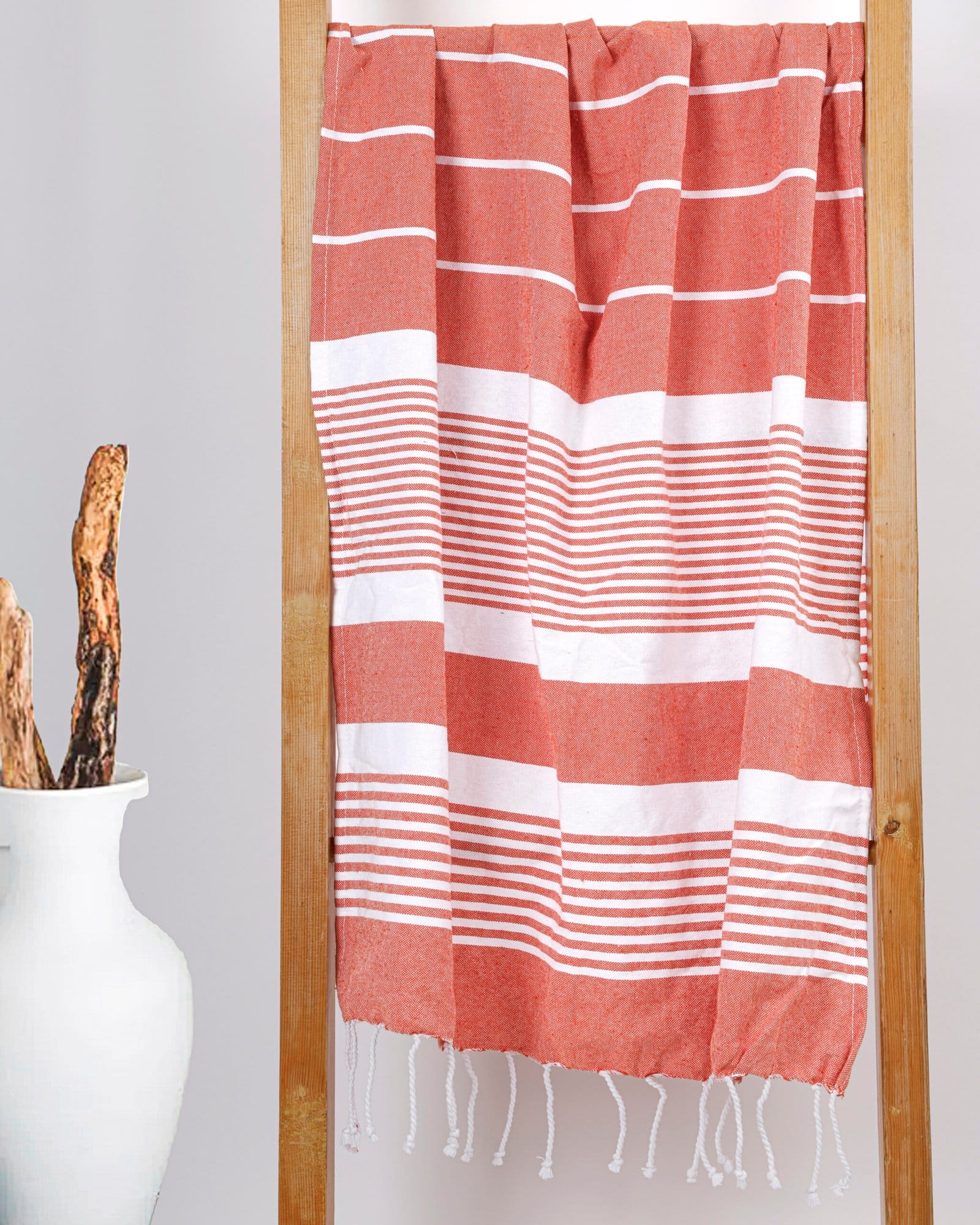 Orange Color Bath Towel - Image 3