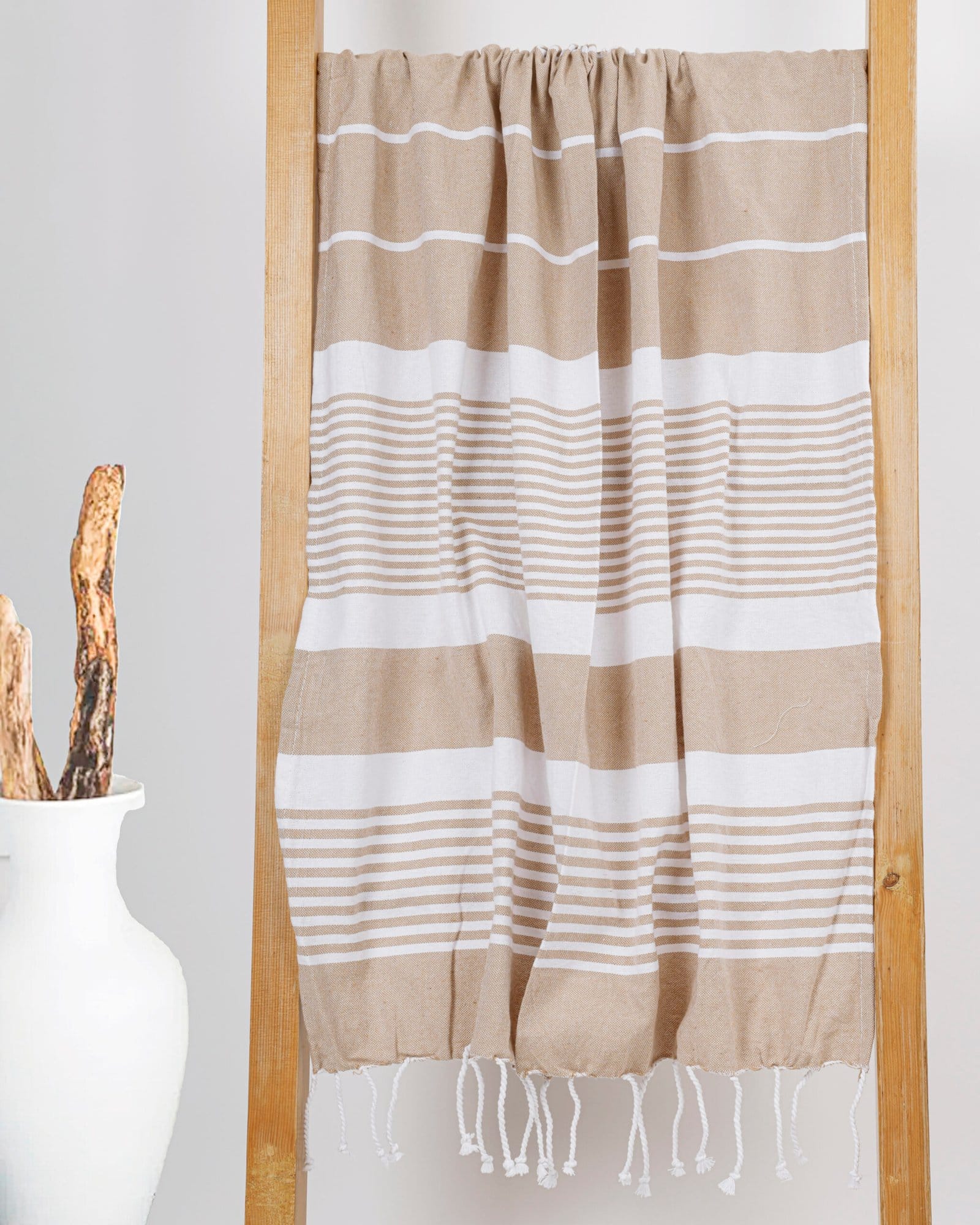 Beige Color Bath Towel - Image 2