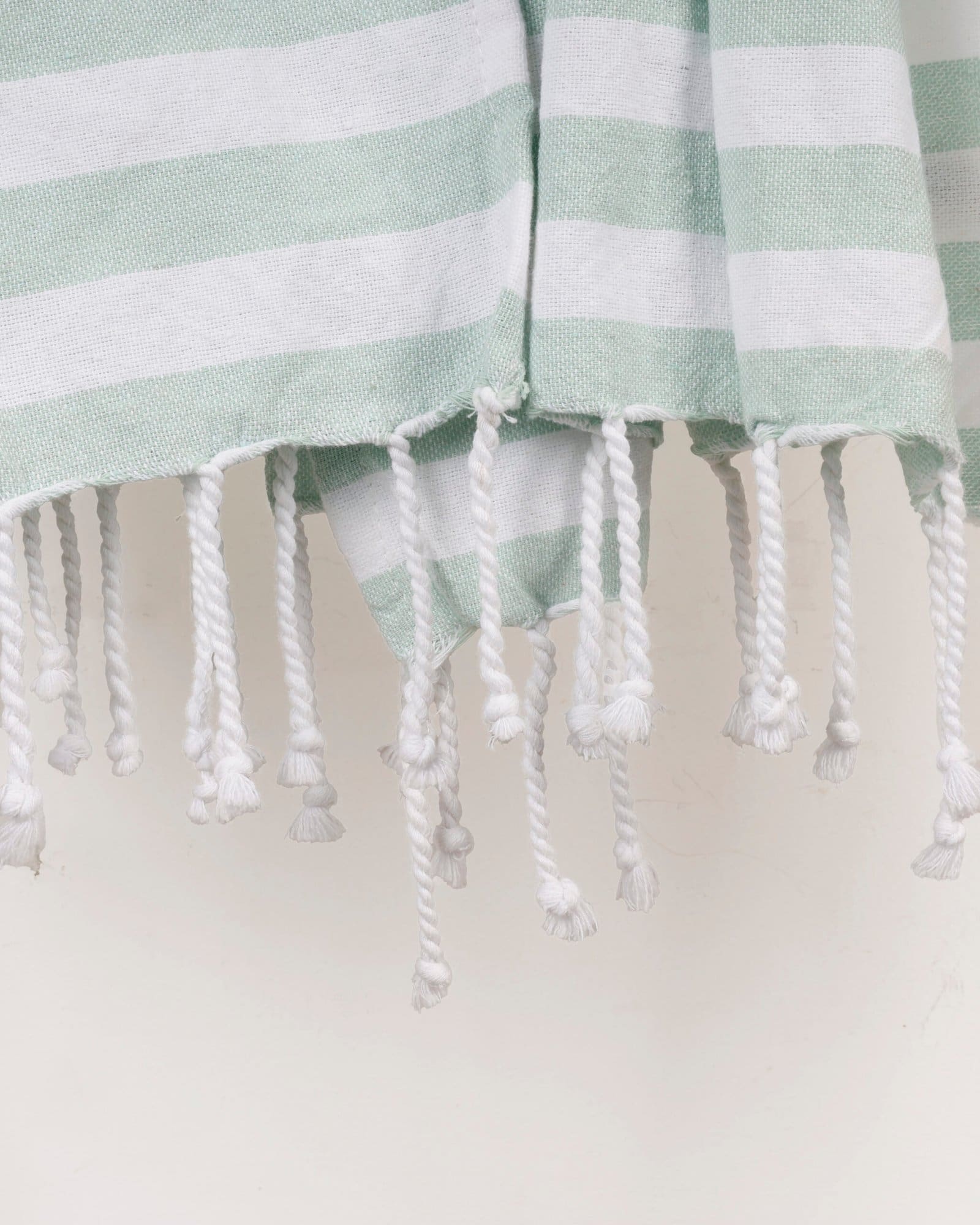 Mint Green Striped Bath Towel - Image 2