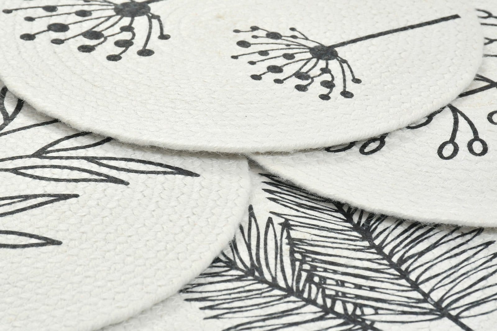 Heat Resistant Braided Round Placemats - Image 4