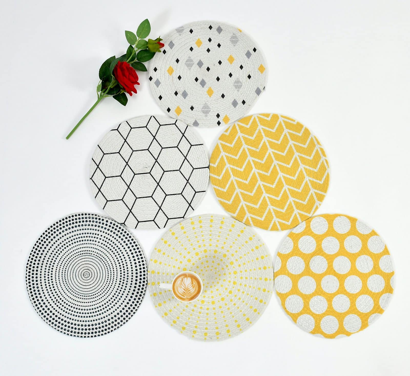 Sustainable Round Dining Mats
