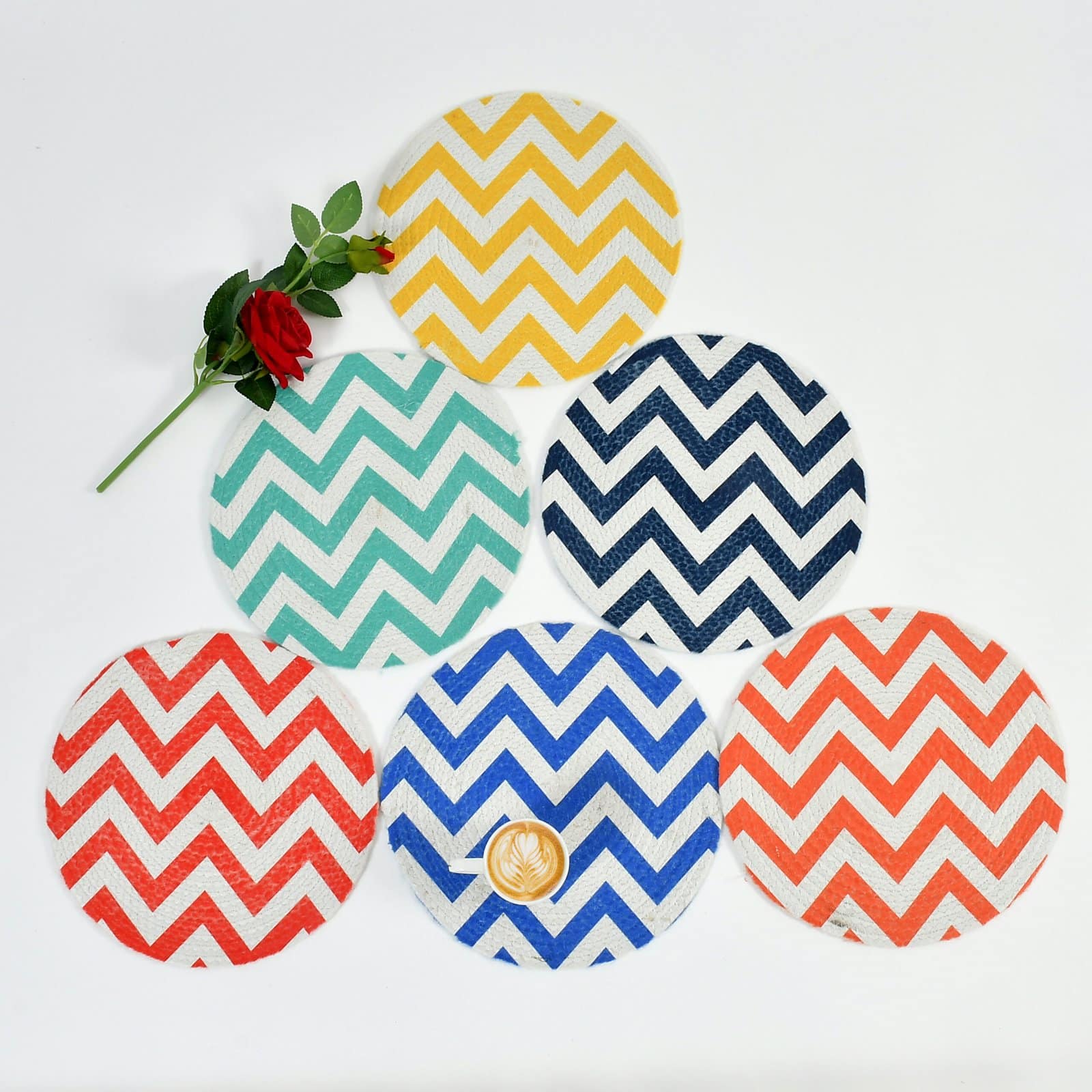 Washable Heat Resistant Round Table Mats