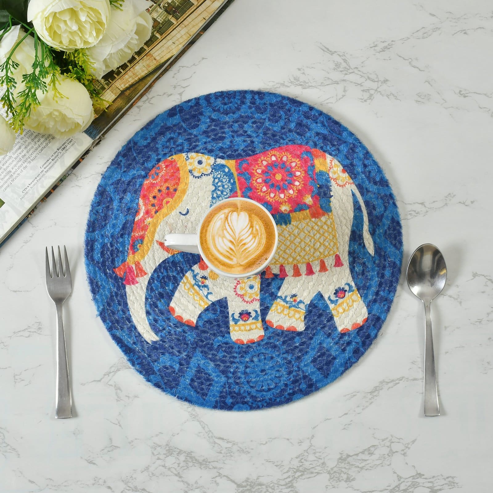 Round Decorative Printed Placemat