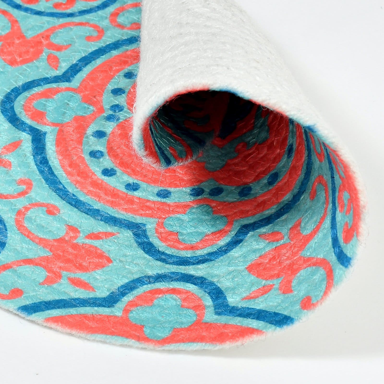 Designer Round Braided Table Placemats - Image 4