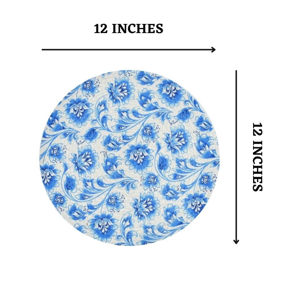 Decorative Printed Round Placemat - Image 2