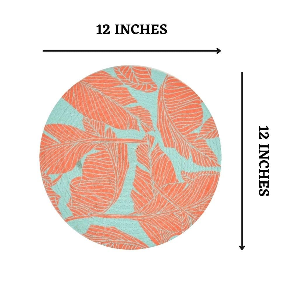 Stylish Round Dining Table Placemats - Image 2
