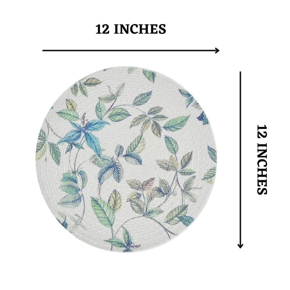 Modern Printed Round Placemats - Image 2