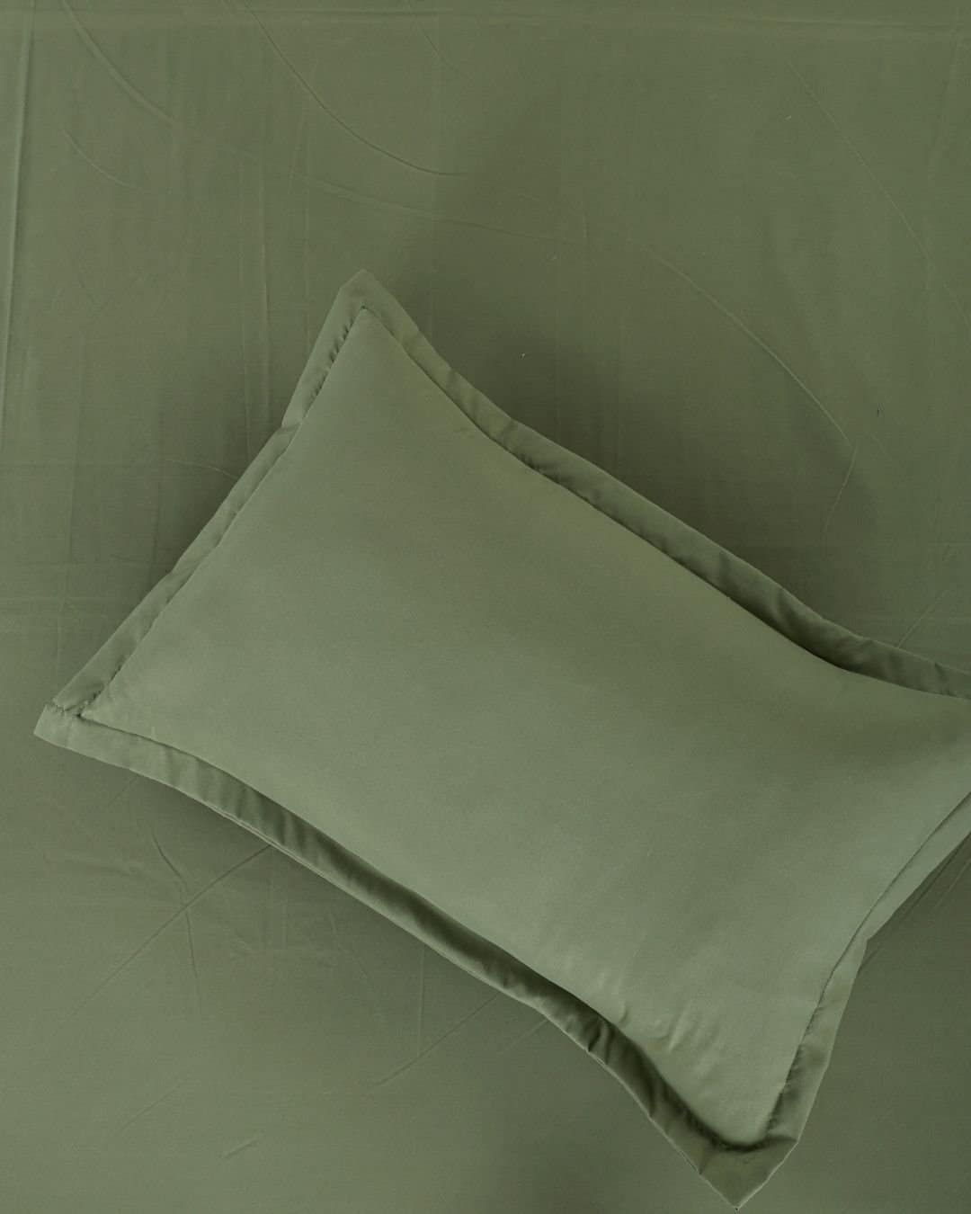Premium Fitted Sage-Green Bedsheet - Image 2