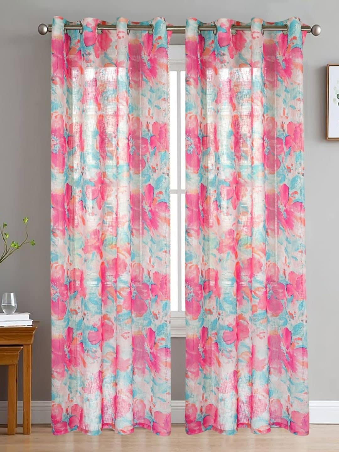 Luxury Printed Sheer Curtains - Image 2