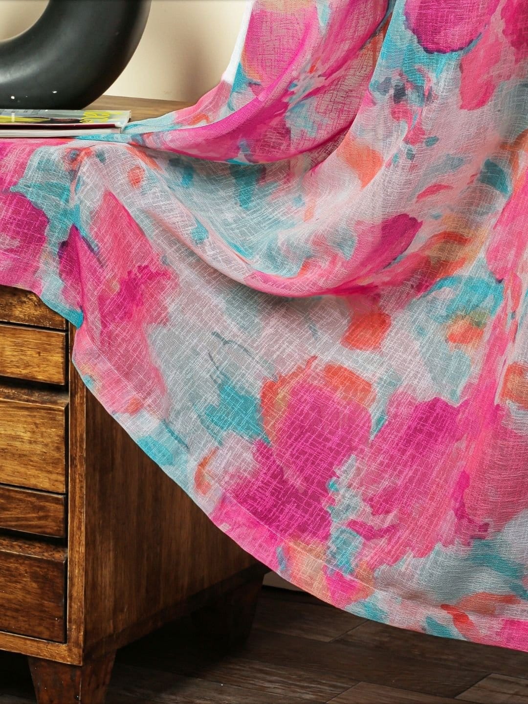 Luxury Printed Sheer Curtains