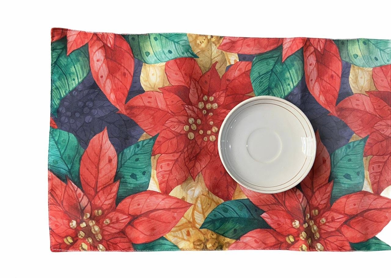Digital Printed Flower Pattern Table Runner - Image 3