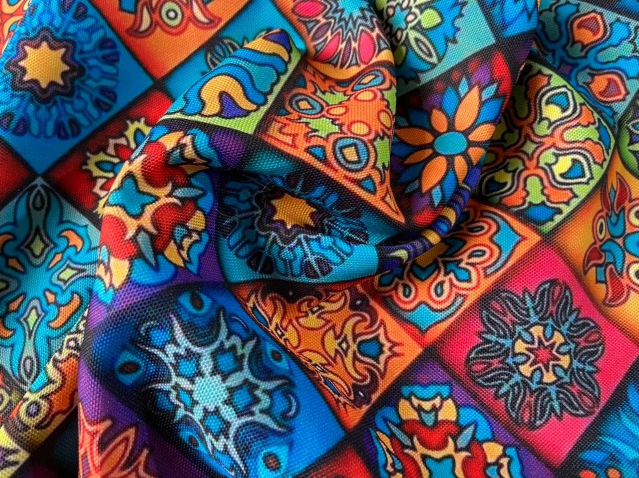 Vibrant Multicolor Table Cloth for Dining Tables - Image 2