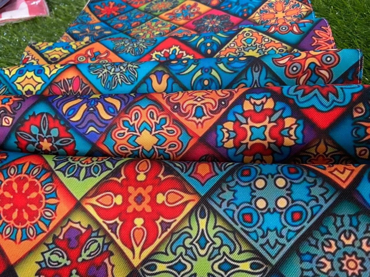 Vibrant Multicolor Table Cloth for Dining Tables - Image 3