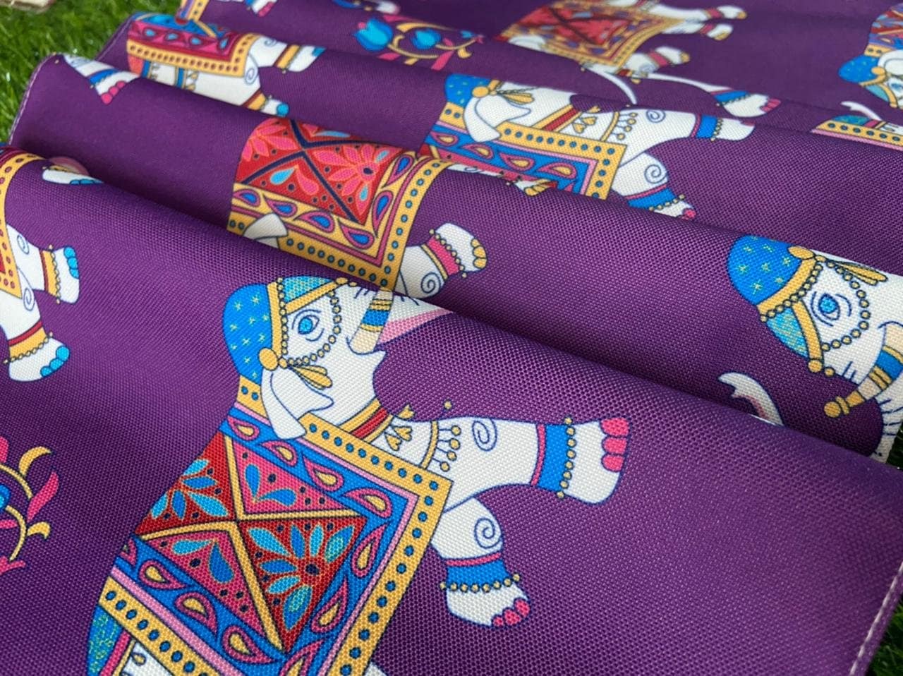 Cotton Feel Multicolor Digital Printed Table Cloth - Image 4