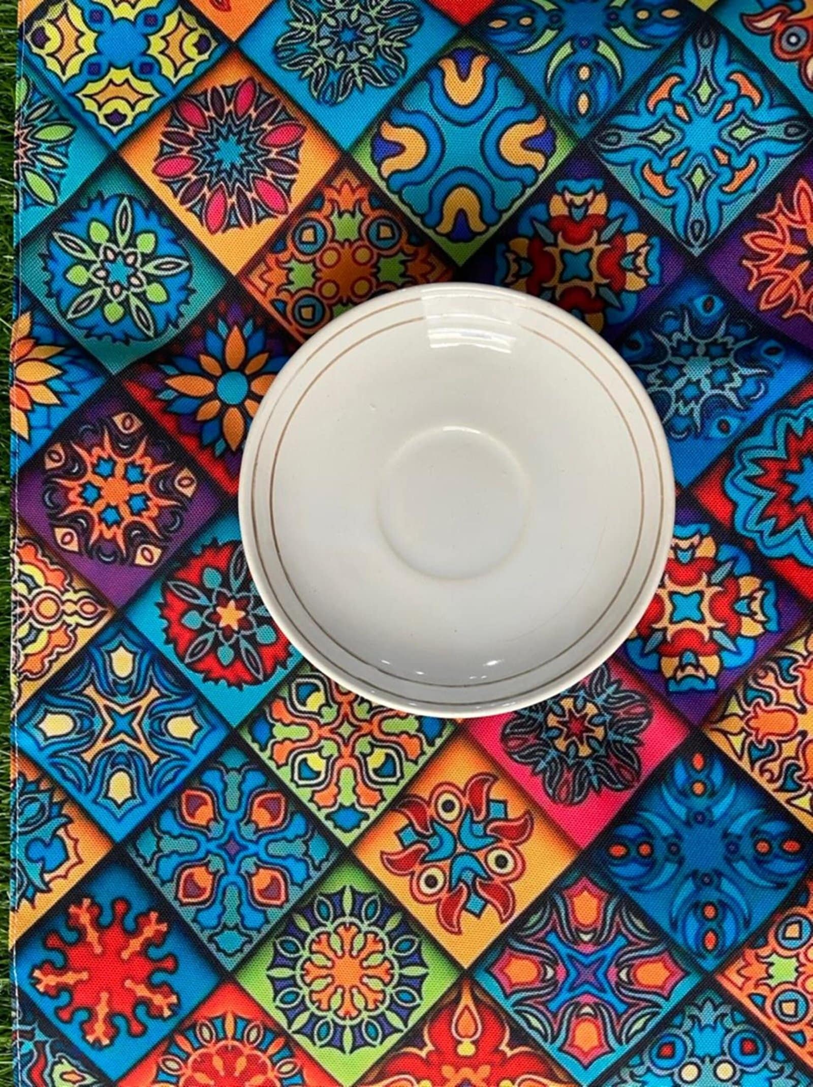 Vibrant Multicolor Table Cloth for Dining Tables - Image 4