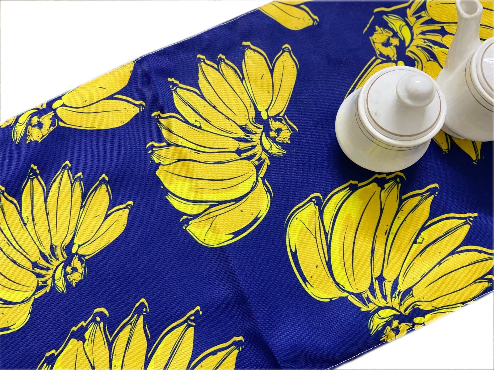 Digital Yellow Flower Design Table Runner - Image 2