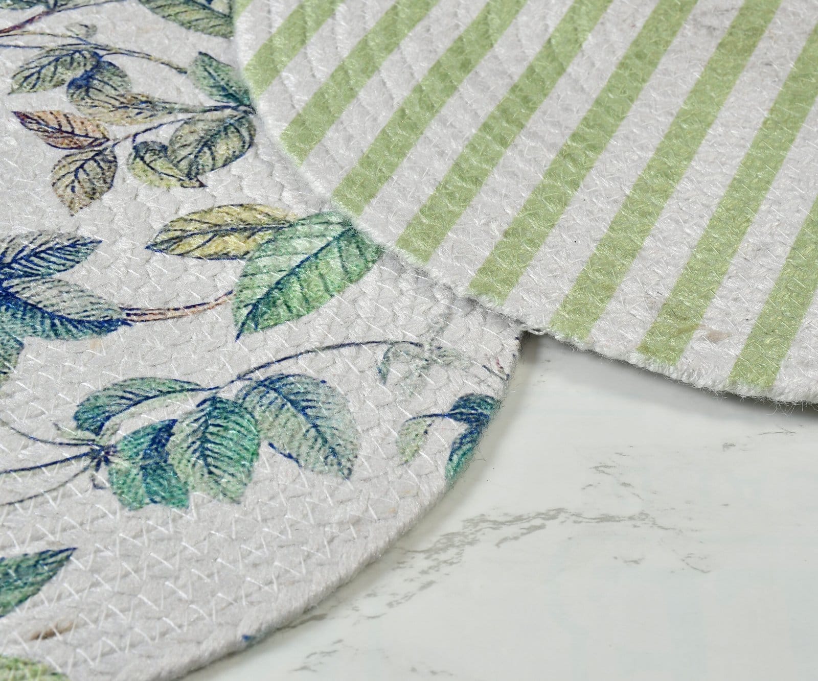 Modern Printed Round Placemats - Image 4