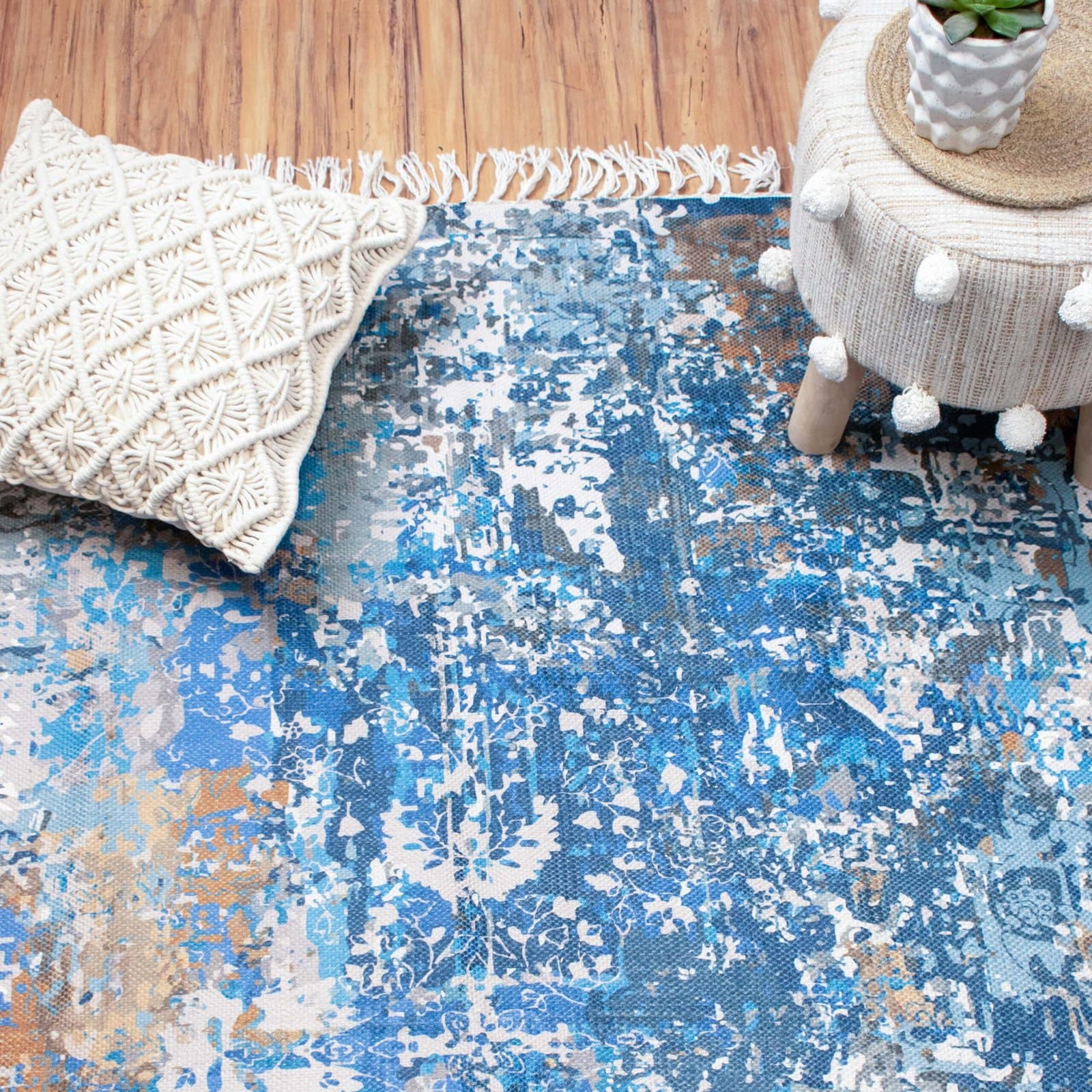 Handmade Sustainable PET Modern Printed Rugs - Image 1