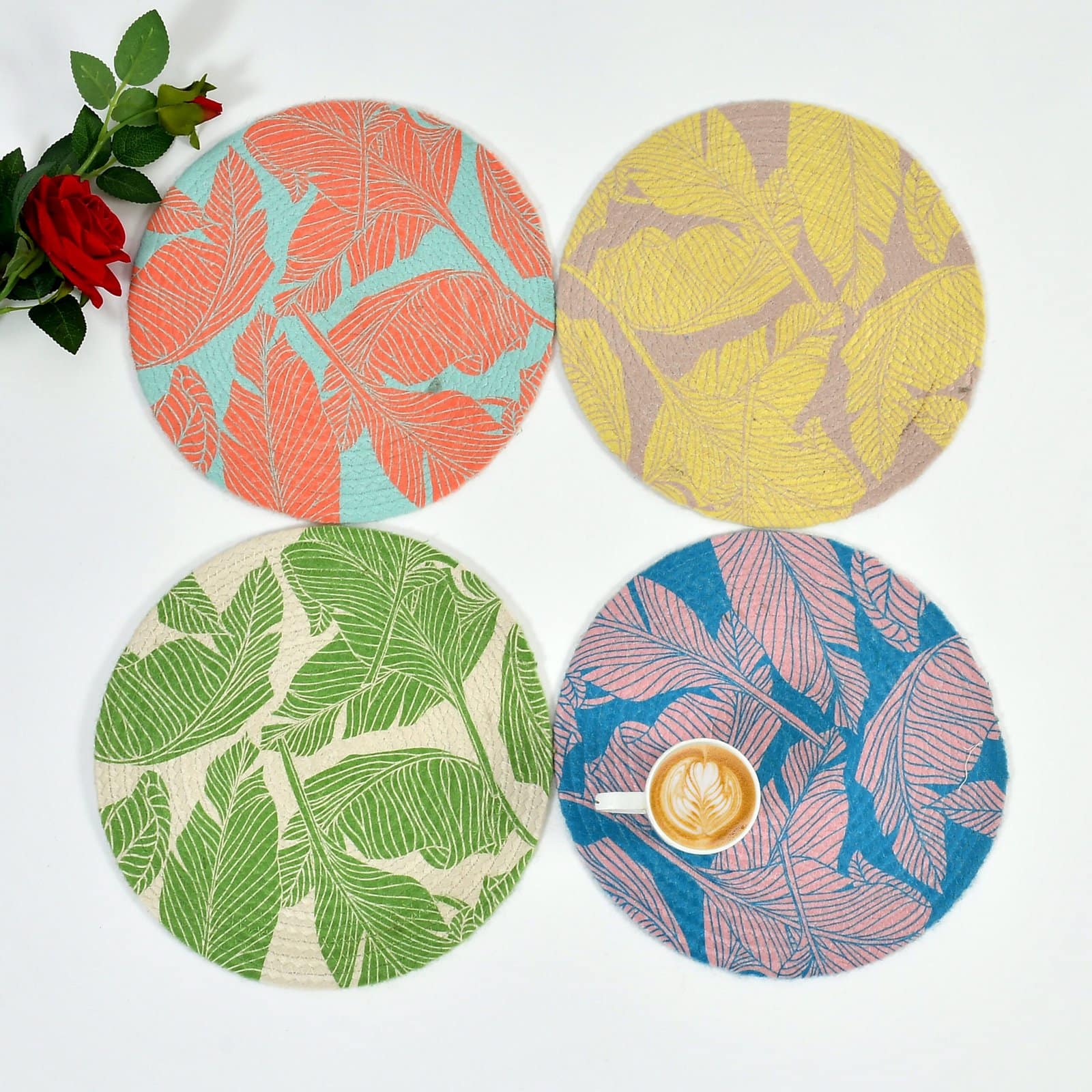 Stylish Round Dining Table Placemats